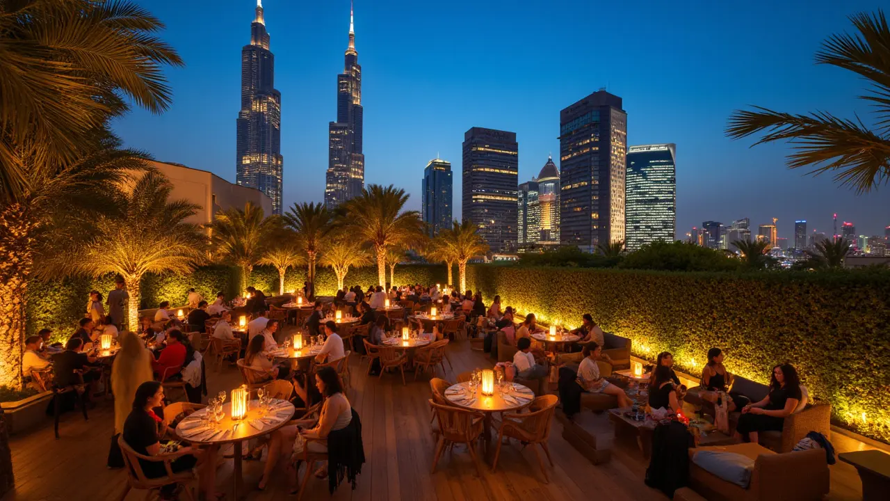 Dubai Rooftop Bars with Stunning Rooftop Gardens: Best Spots for Nightlife & Nature