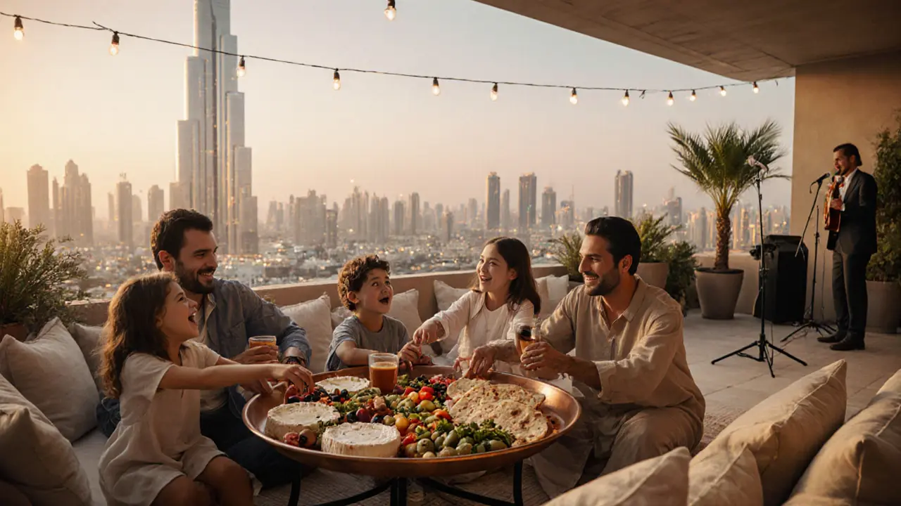 Best Rooftop Bars in Dubai with Family-Style Dining